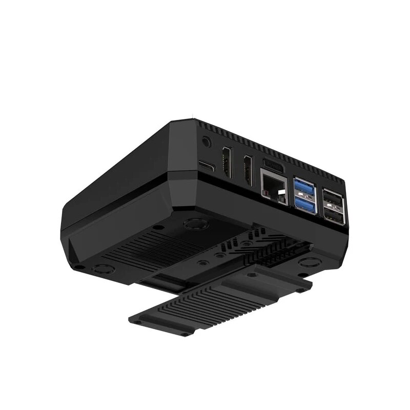 Корпус Argon ONE V3 M.2 NVME, алюминиевый радиатор MaxSize 2280, для Raspberry Pi 5 PCIe для M.2 NVME SSD, V3-M.2-NVME-Case — фото 1