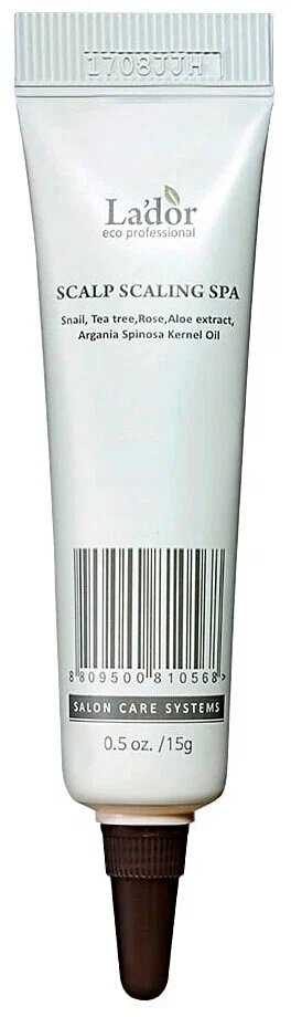 Lador Scalp scaling spa ample 15ml Спа ампула для глубокого очищения кожи головы (витаминный пилинг) 15мл
