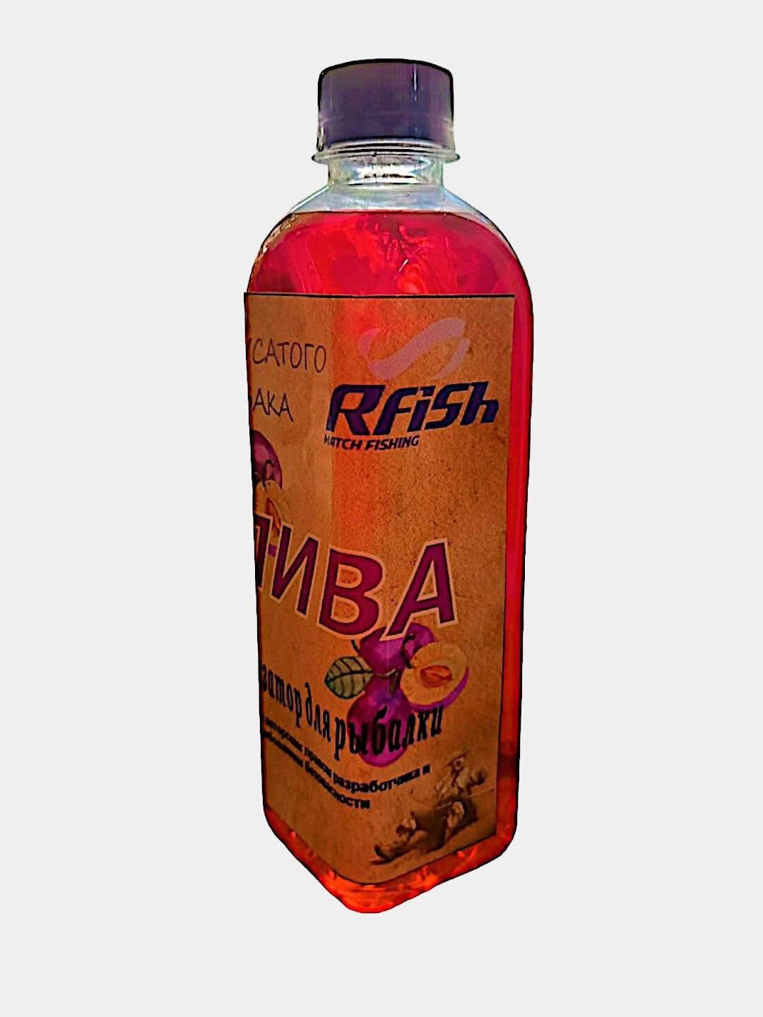 Активатор для рыболовной прикормки, усилитель клева для ловли рыбы, слива 500мл — фото 1