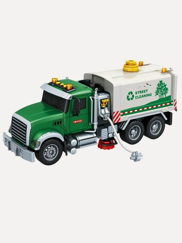 Изображение товара Игрушечная уборочная машина, поливалка, свет, звук, льет воду