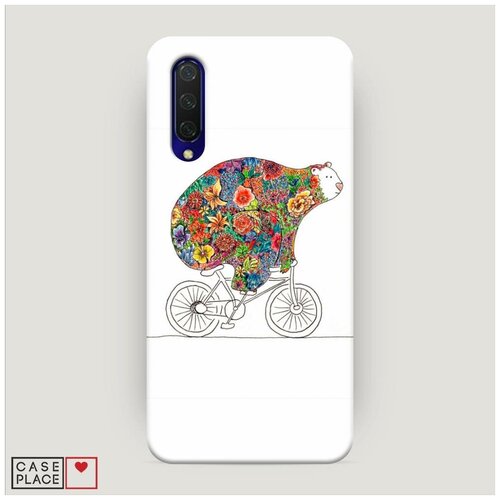 фото Чехол пластиковый xiaomi mi a3 lite хобби велосипед 8 case place