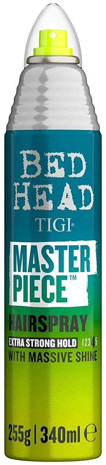 TIGI Спрей для укладки волос Masterpiece Massive Shine, сильная фиксация, 400 г, 340 мл