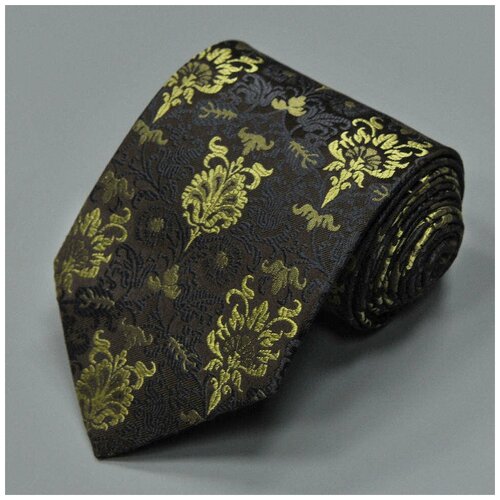 Шелковый галстук с богатыми узорами Christian Lacroix 835518