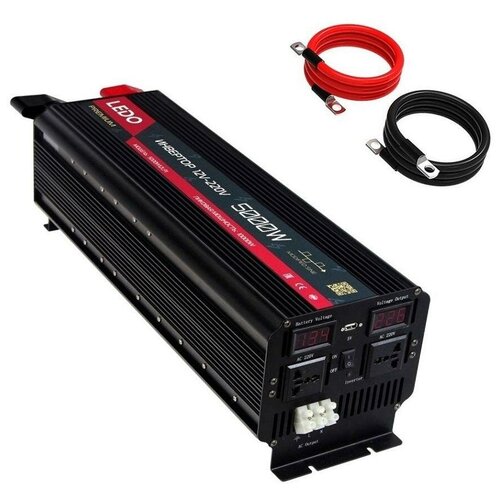 Инвертор 12V-220V 5000W LEDO