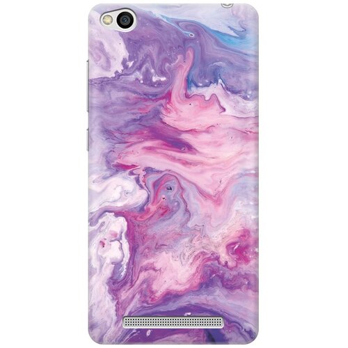 фото Силиконовый чехол на xiaomi redmi 3 / сяоми редми 3 с принтом "purple marble" gosso