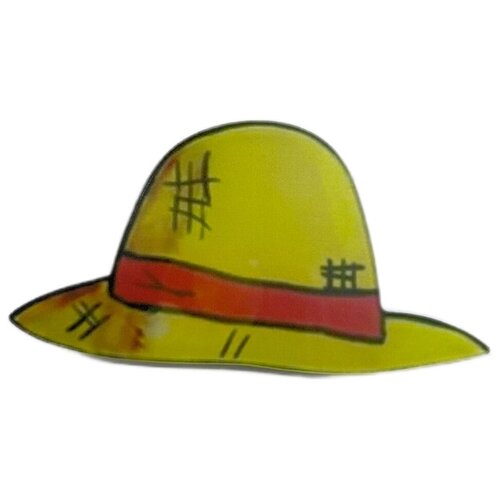 Значок виниловый шляпа Luffy