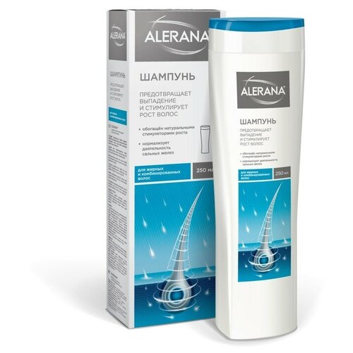 Шампунь Alerana для жирных и комбинированных волос, 250 мл