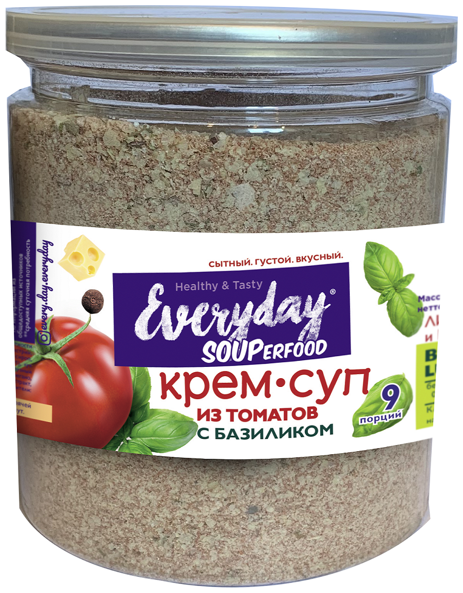 Крем суп из томатов с базиликом Everyday, 261 гр.