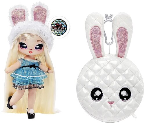 Кукла Na! Na! Na! Surprise 2 в 1 серия Glam Series Alice Hops белый кролик