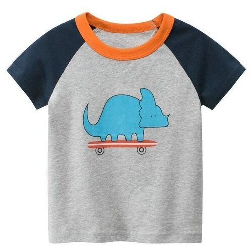 Футболка 27 Kids цв. серый р. 122;128