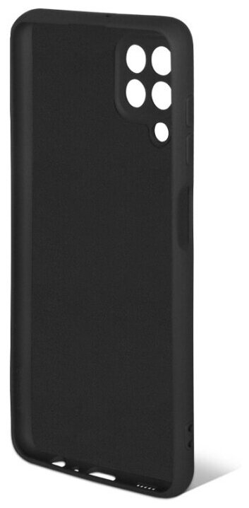Чехол-накладка с микрофиброй для Samsung Galaxy M32 SM-M325F (black) DF - фото №8
