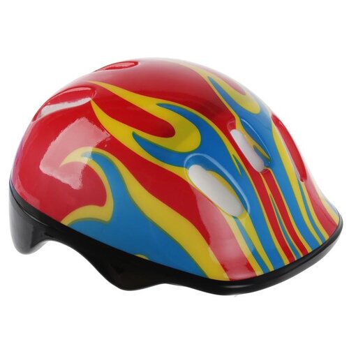 фото Шлем защитный onlitop ot-h6, р. m (55 - 58 см), красный