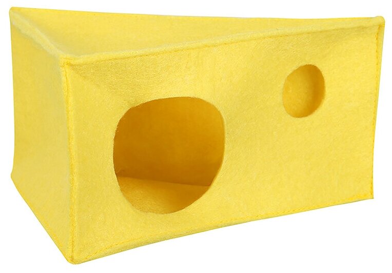 Домик для грызунов Монморанси "Сыр", цвет: желтый, 22х17х10 см. - фотография № 8