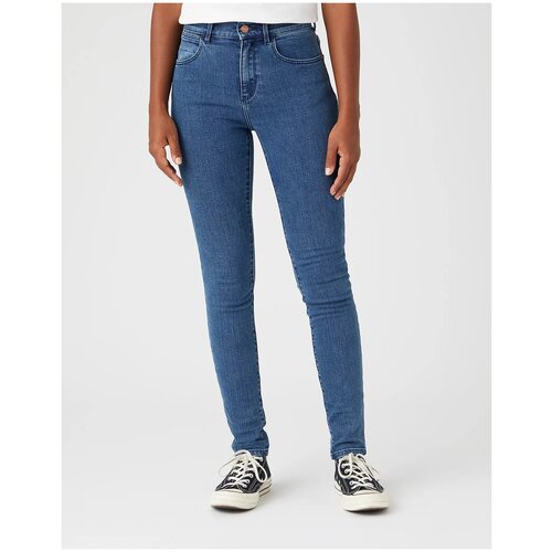 фото Джинсы wrangler high rise skinny женщины w27hvh40z 34/32