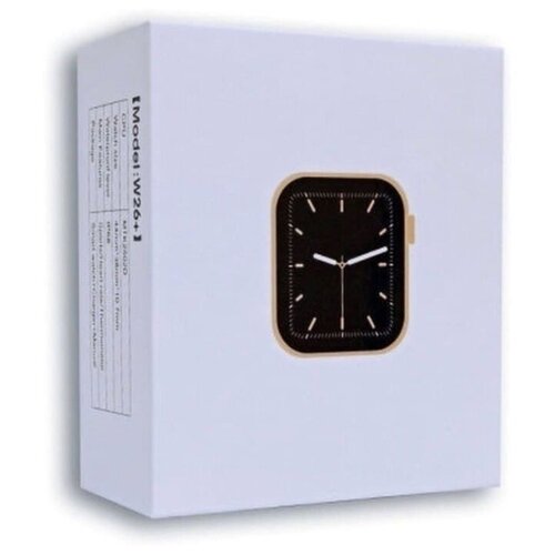 Смарт часы умные часы W26 розовые 219900₽