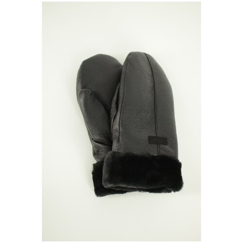 фото Варежки женские кожаные happy gloves цвет коричневый