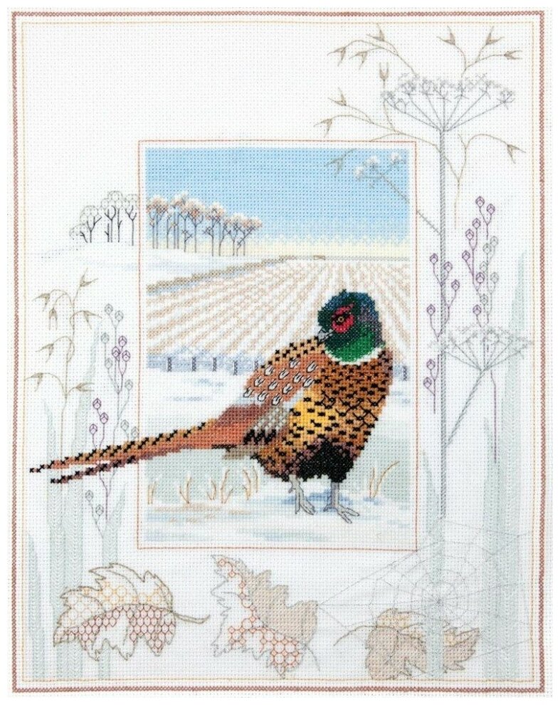 Pheasant #WIL7 Derwentwater Designs Набор для вышивания 26.9 x 34.2 см Счетный крест