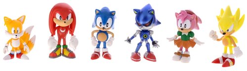 Набор фигурок Sonic Classic Collectors Set, 6 шт