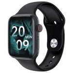 Умные часы М7 МАХ Смарт-часы Smart Watch M7 MAX 45 мм сенсорный 1,9 HD-экран NFC с активной кнопкой Siri беспроводная зарядка черные - изображение