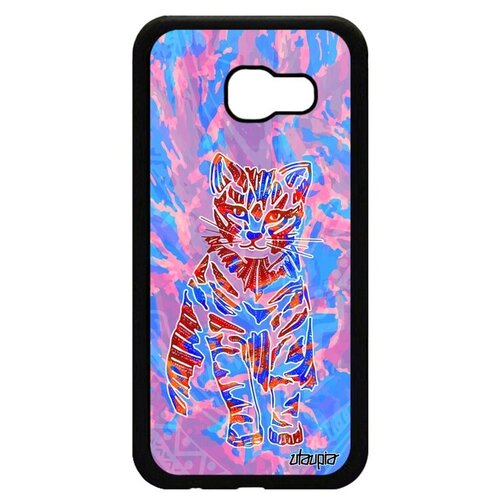 фото Защитный чехол для мобильного // galaxy a5 2017 // "кот" бенгальский маленький, utaupia, серый
