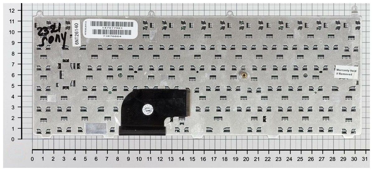 Клавиатура для ноутбука Sony Vaio VGN-FE31B черная