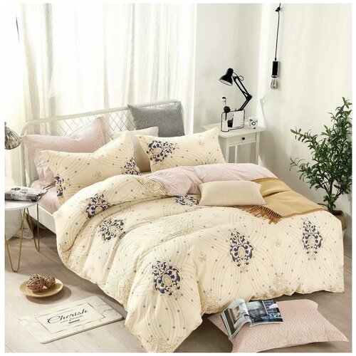 фото Комплект постельного белья из сатина с-311 семейный valtery