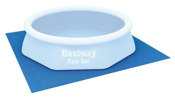 Bestway Подстилка для круглых бассейнов 274 х 274 см 58000 Bestway