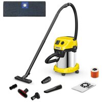 Хозяйственный пылесос Karcher WD 3 P S V-17/4/20 Full Complect + многоразовый мешок, насадки для твердой и мягкой мебели