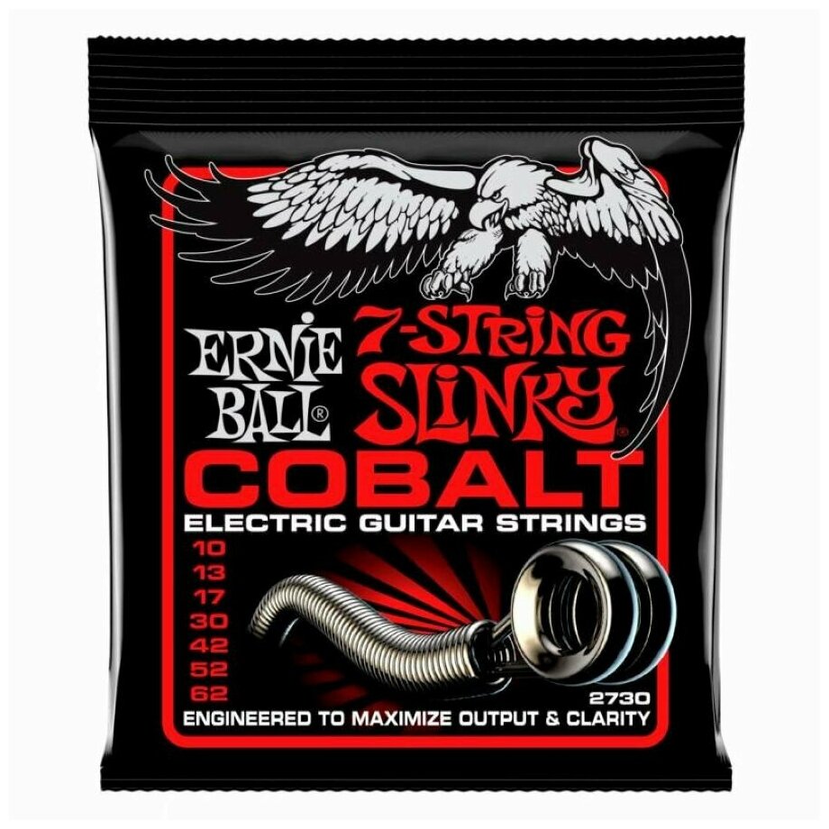 ERNIE BALL 2730 (10-62) струны для 7-струнной бас-гитары