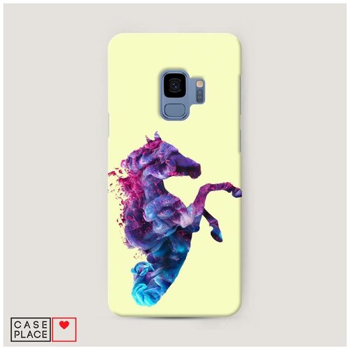 фото Чехол пластиковый samsung galaxy s9 лошадь арт 1 case place