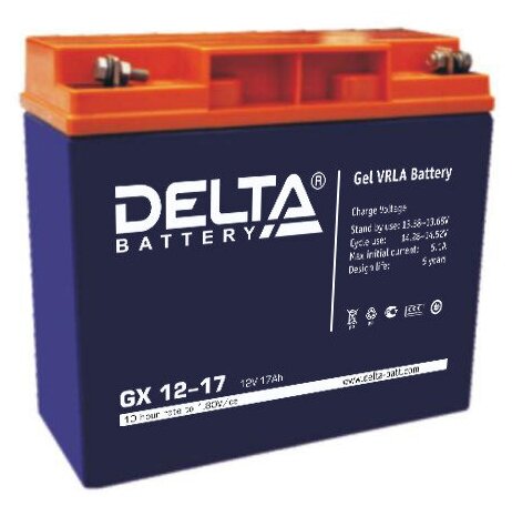 Аккумуляторная батарея DELTA Battery GX 12-17 12В 17 А·ч