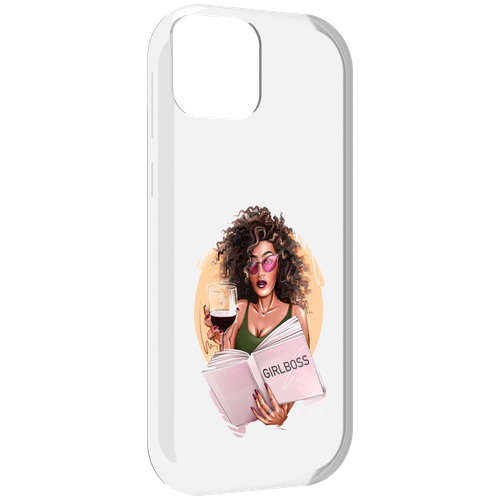 Чехол MyPads Girlboss with wine girlboss art love books an wine _ Etsy женский для UleFone Note 6 / Note 6T / Note 6P задняя-панель-накладка-бампер чехол mypads яркие руки love для ulefone note 6 note 6t note 6p задняя панель накладка бампер