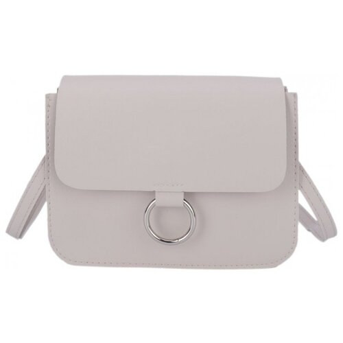 фото Сумка кросс-боди женская orsoro, искусственная кожа, бежевый