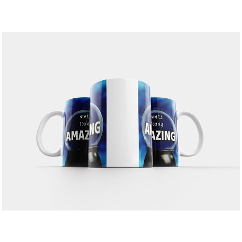 фото Кружка "прекрасный день, счастливый, оживленный" 320 мл lotsprints