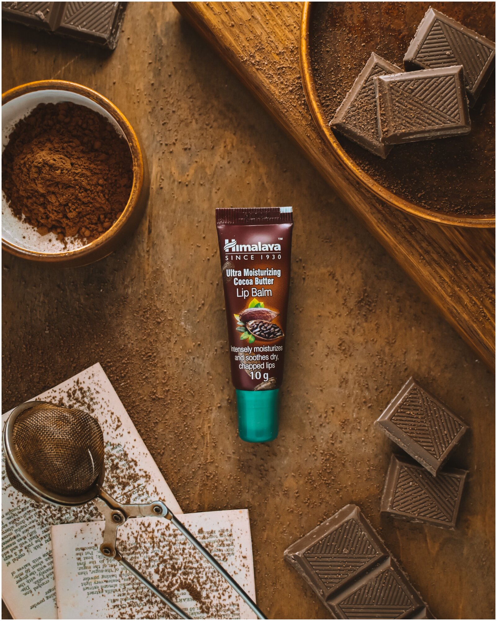Himalaya Herbals Бальзам для губ с маслом ростков пшеницы — фото 1
