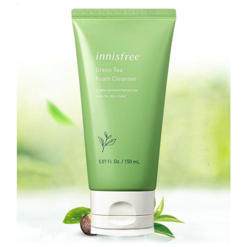 Innisfree пенка для умывания с экстрактом зеленого чая, 150 мл, 150 г