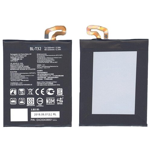 фото Аккумуляторная батарея bl-t32 для lg as993, vs996 3300mah / 12.54wh 3,8v oem