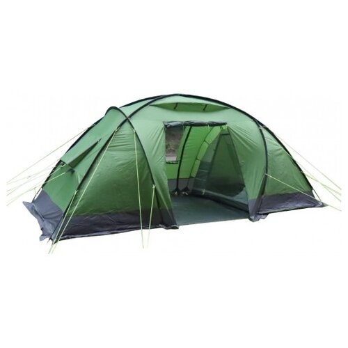 Палатка кемпинговая четырёхместная TREK PLANET Trento 4, зеленый четырехместная кемпинговая палатка trek planet ankona lux 4