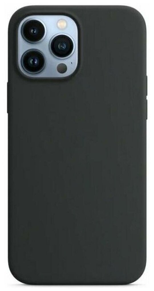 Чехол Deppa Liquid Silicone Pro для Apple iPhone 13, черный - фото №2