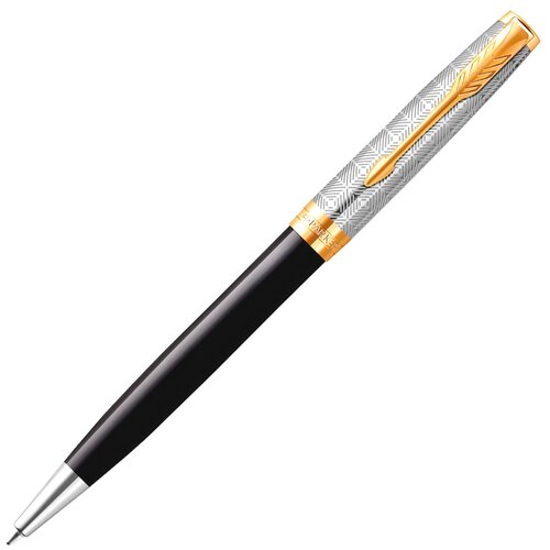 PARKER шариковая ручка Sonnet Premium K537, M, 2119787, черный цвет чернил, 1 шт.