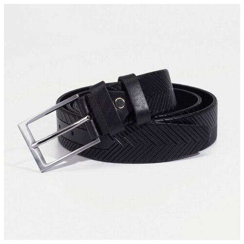 фото Ремень мужской, ширина 3.5 см, винт, цвет чёрный black tortoise