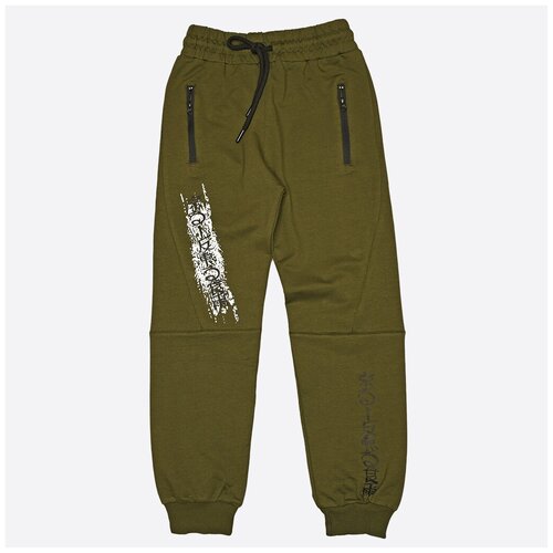 фото Брюки спортивные с принтом - хаки - 10 лет joi kids
