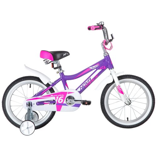 Велосипед детский Novatrack Novara 16 лиловый 139753 165ANOVARALC20 1208000₽