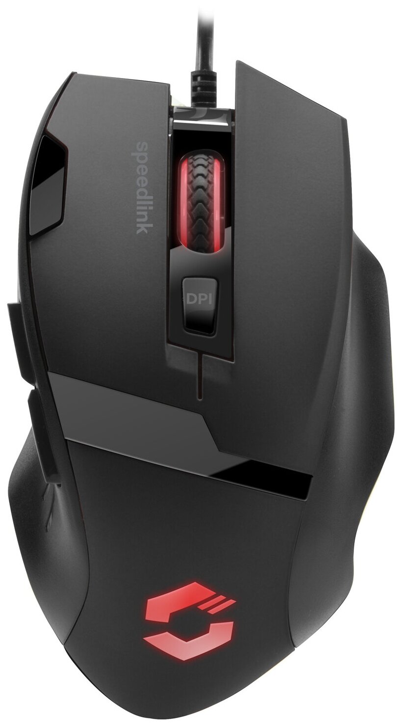 PC Мышь проводная Speedlink Vades Gaming Mouse black-black (SL-680014-BKBK)