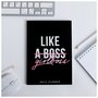 Ежедневник в тонкой обложке Like girlboss А5, 80 листов