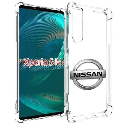 Чехол MyPads nissan-ниссан-3 мужской для Sony Xperia 5 IV (5-4) задняя-панель-накладка-бампер