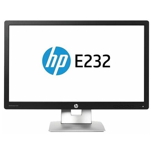 23 Монитор HP EliteDisplay E232, 1920x1080, 60 Гц, IPS, черный/серебристый