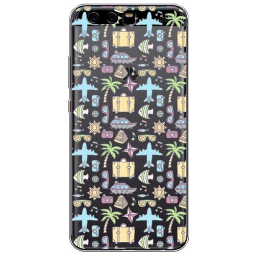 фото Силиконовый чехол "круговорот путешествий 4" на huawei p10 / хуавей п10 case place