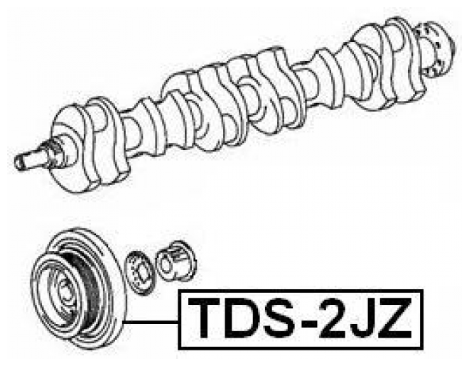 Шкив коленвала FEBEST TDS-2JZ