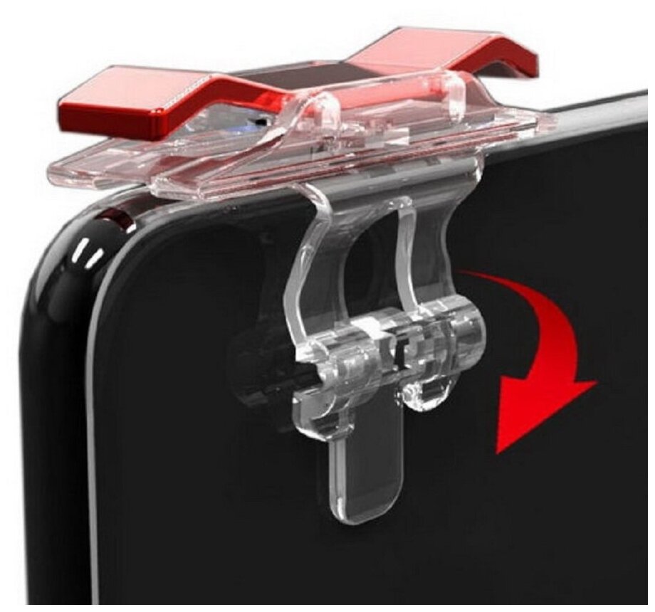 Игровой джойстик для смартфона E9 Контроллер L1R1 Триггер Pubg Геймпад для телефона